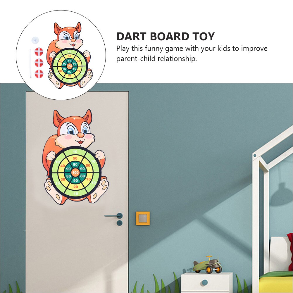 1 Set Mooie Cartoon Sticky Dart Game Set Creatieve Gooien Voor Kind