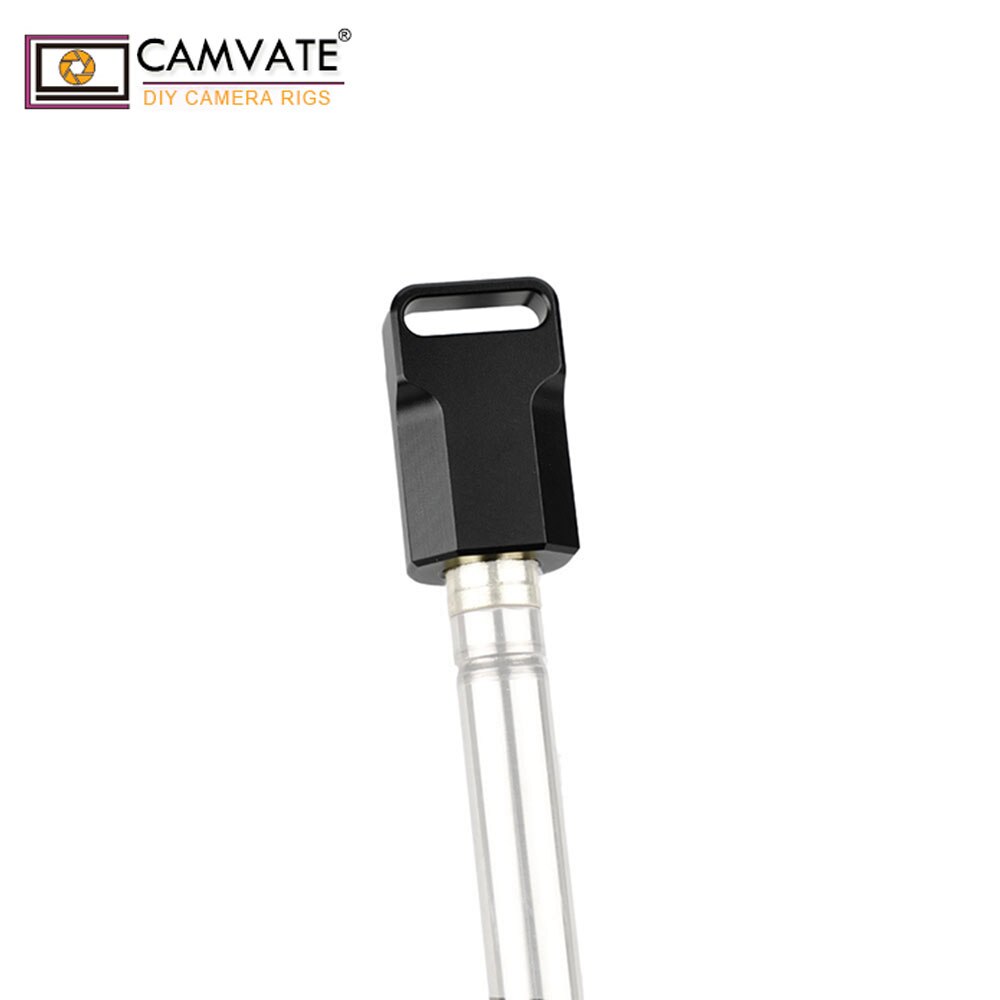 CAMVATE Universal Light Pole Adapter Connector With 2pcs 1/4"-20 Mounting Screws For Camera Monitor Cage Light Pole Connection