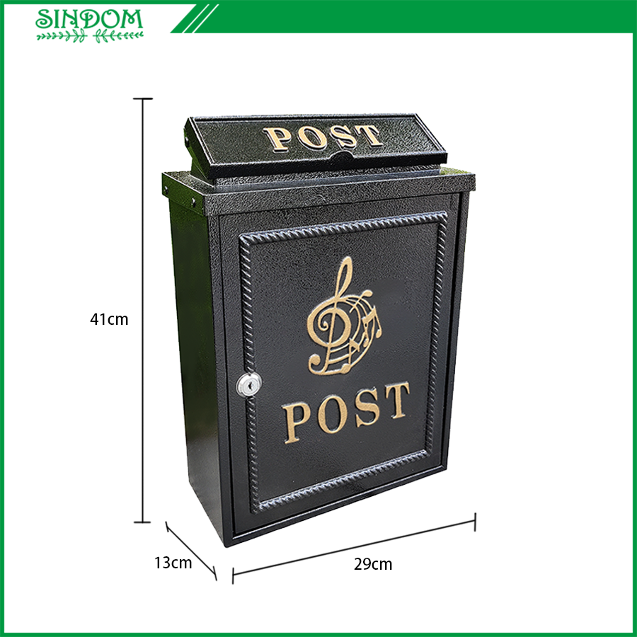 Popular Wall Mounted Aluminium Post Retro Outdoor Street Mailbox