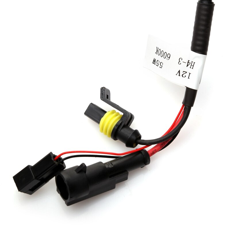 Reemplazo de bombilla de Xenón 55W H4 para faro de xenón de coche 4300K 5000K 6000K 8000K