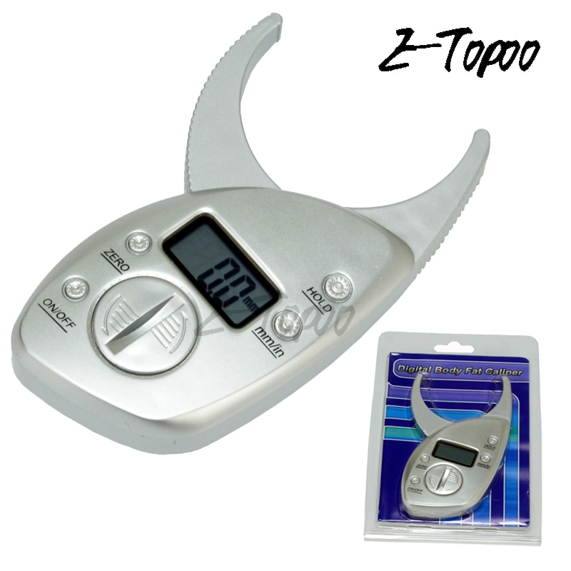 Digital Body Fat Caliper Skinfold Caliper LCD Display Body Fat MASS Caliper Fold Analyzer Measurement Thickness Caliper