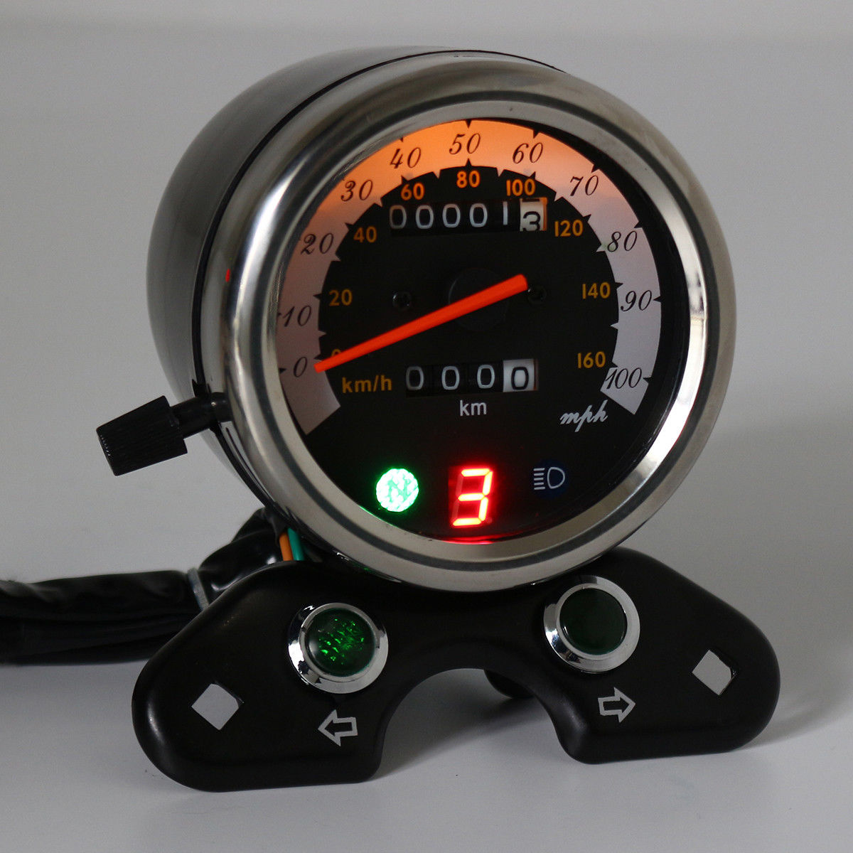 Til suzuki cafe racer motorcykel kilometertæller speedometer omdrejningstæller tilbehør dele