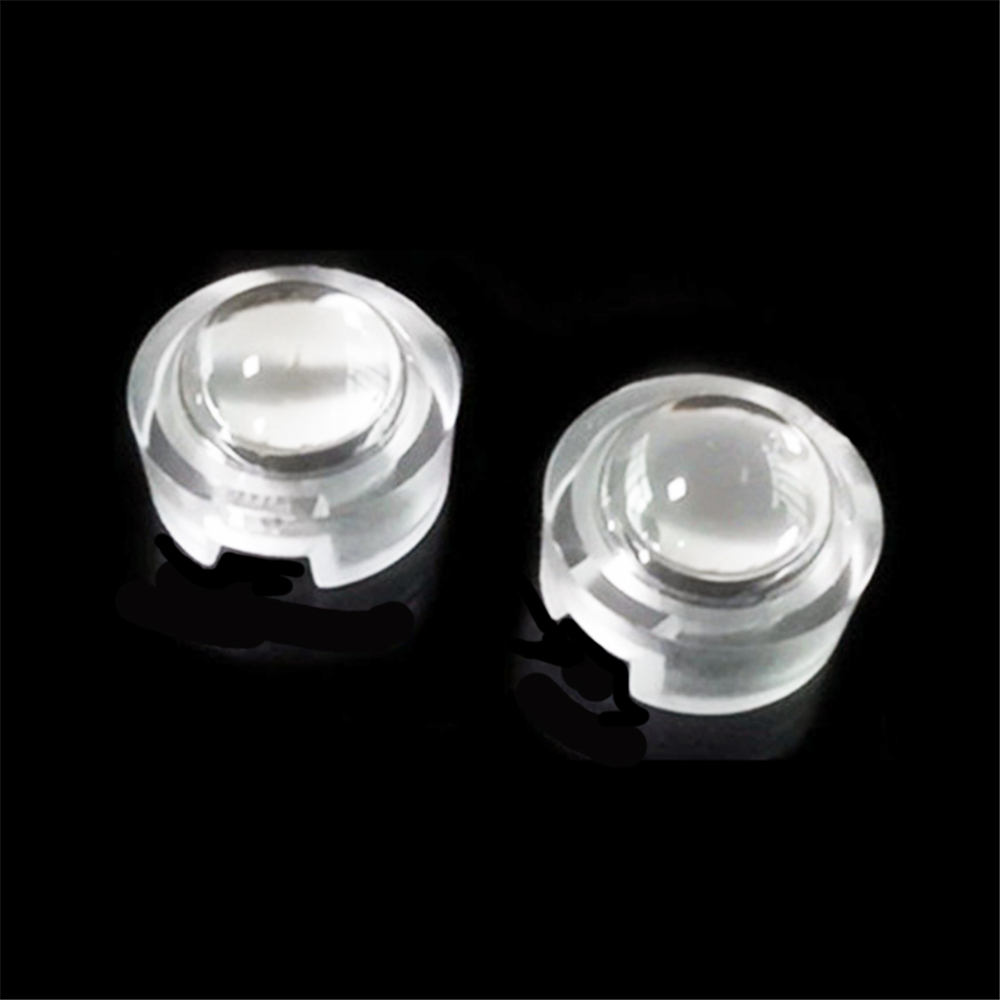 10-100 Stuks 13Mm 1W 3W Mini Led Lens 15 30 45 60 90 100 Graden voor Ir Cctv Led Pcb Bolle Acryl Lens Houder Reflector Collimator