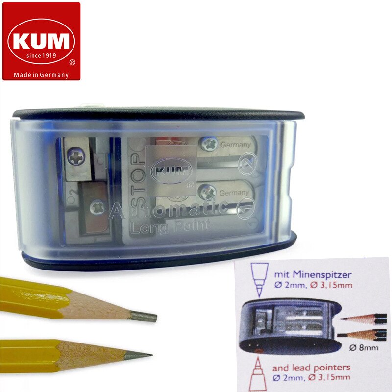 1pc kum 105.31.21 /233/250 automatisk bremse langspids blyantspidser rød / blå / grøn blykerne kontorskoleartikler: 1pc as2m blå