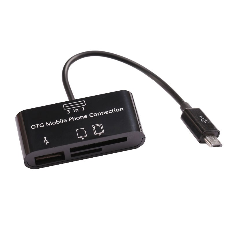 Micro USB OTG Micro SD SDHC TF lector de tarjeta USB OTG USB 2,0 para Samsung Galaxy S7 S6 borde S5 S4 S3 S2 Nota 5 4 3 2 teléfonos Android