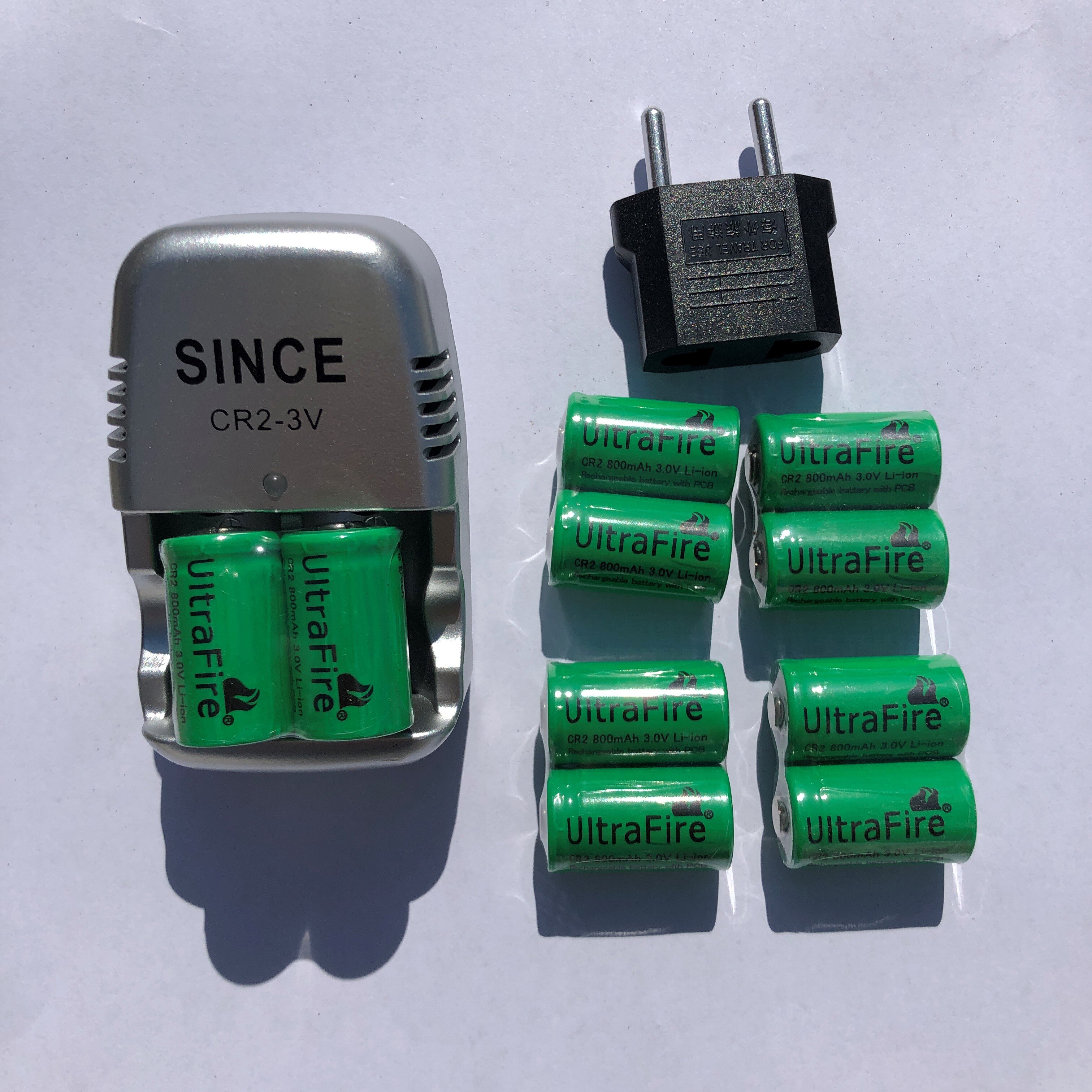 6 Stuks Batterij + Lader; 3V CR2 800 Mah Oplaadbare Batterij, digitale Camera Gemaakt Door Speciale Batterijen; CR2 Batterij Oplader