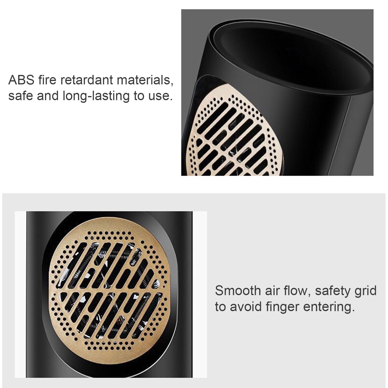 Kachel Draagbare Elektrische Kachels Mini Bureau Verwarming Stille Verwarming Oververhitting Bescherming Voor Office Home Elektrische Kachel