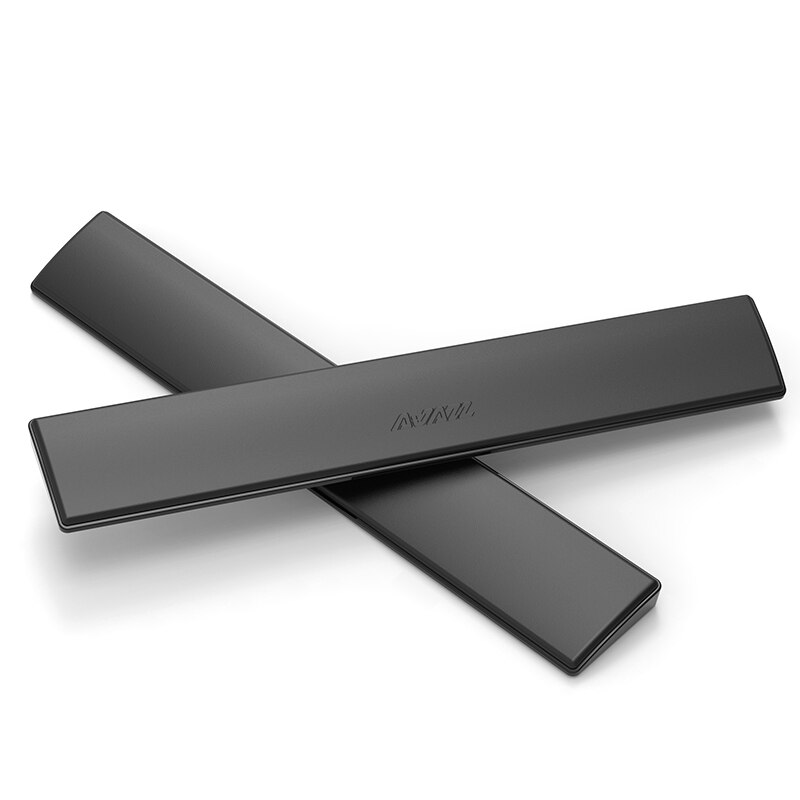 Ajazz 104 teclas de proteção para teclado, descanso de pulso, almofada antiderrapante, couro pu, macio e confortável, durável