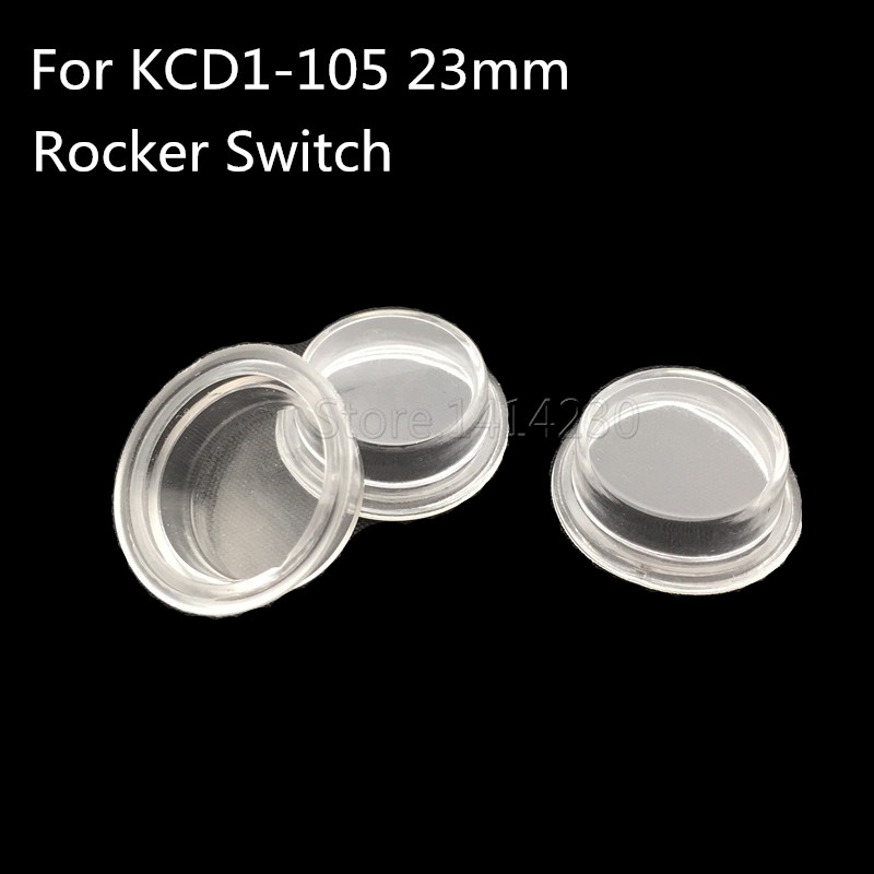 10Pcs KCD1-105 Grote Ronde Transparante Waterdichte Cap Waterdichte Hoes Is Geschikt Voor De Diameter 23Mm Rocker Switch