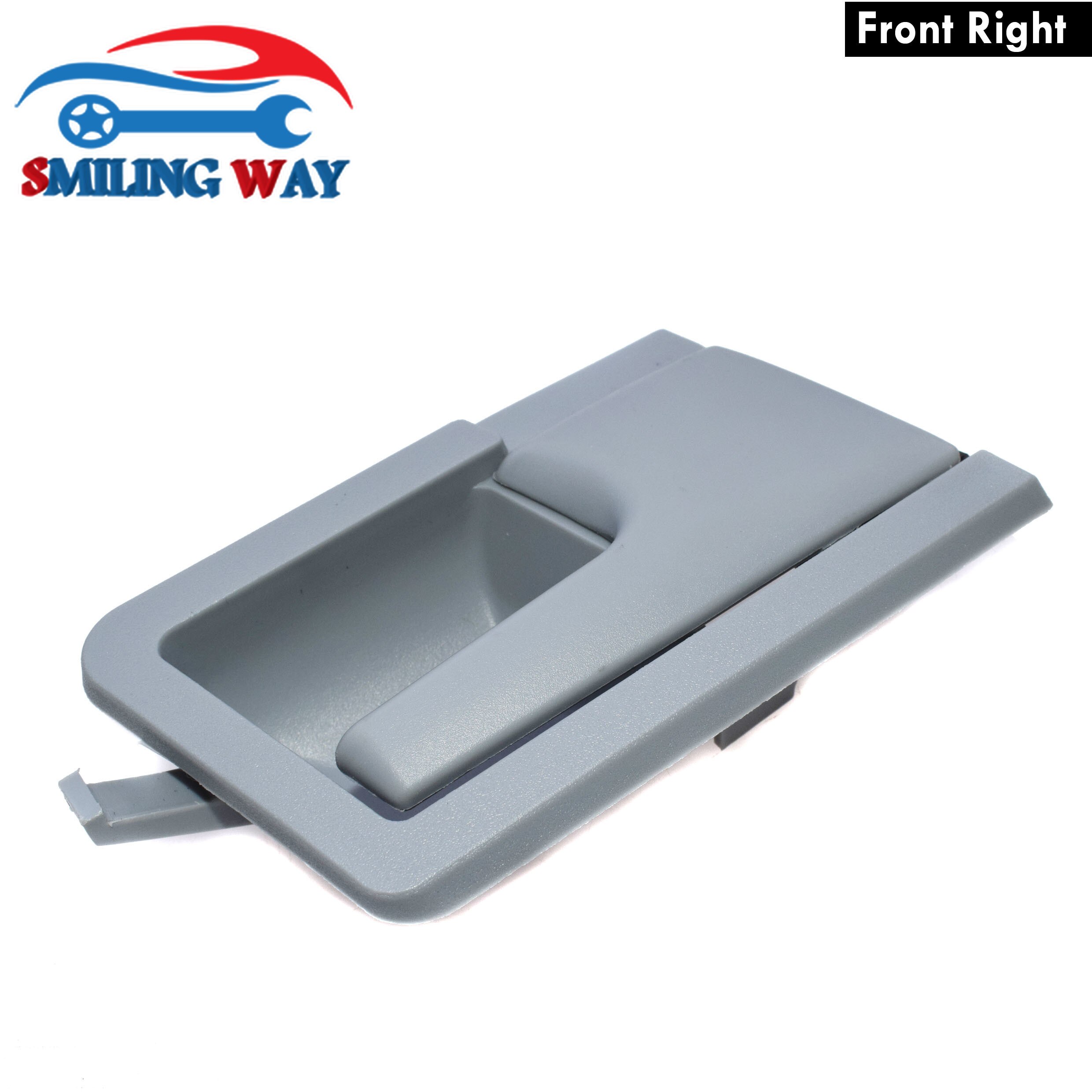 Grå svart innvendig dørhåndtak foran venstre høyre for vw transporter caravelle  t4 1990-2003,  eurovan 1992-2003 701837019, 7 d 0837020