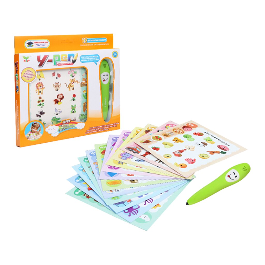 Kids Baby Interactie Leren Smart Pen Intelligentie Speelgoed Met Kaarten