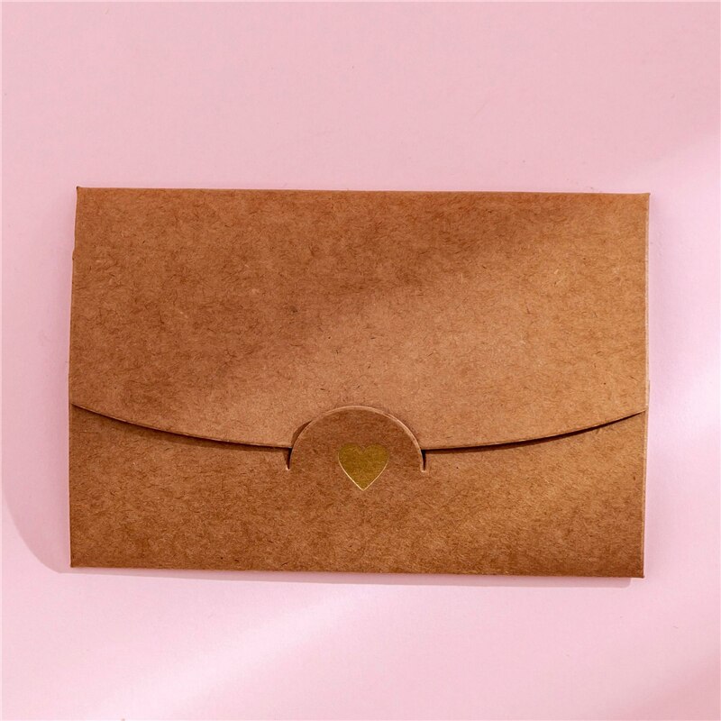 10 pieces/lot Small Greeting Card Name Card Envelope Stamping Love Pearlescent Paper Mini Envelopes Color small envelope: 5