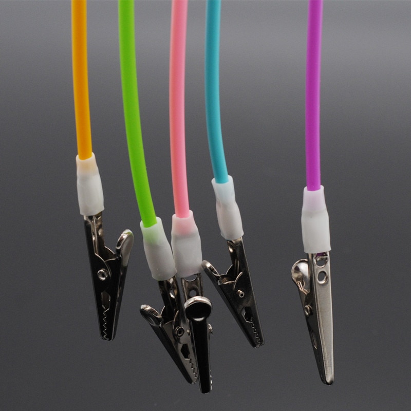 Tandheelkundige Bib Clips Flexibele Ketting Servet Houder Baby Siliconen Patiënt Clip Voor Tandarts Lab