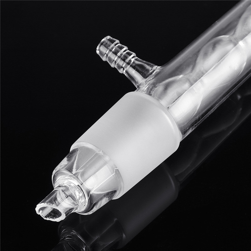 60ml Lab Chemistry Glass Soxhlet Extractor Condenser Set with 24/29 Flat Bottom Flask 225MM 29/32 Tube Lab Glassware Kit