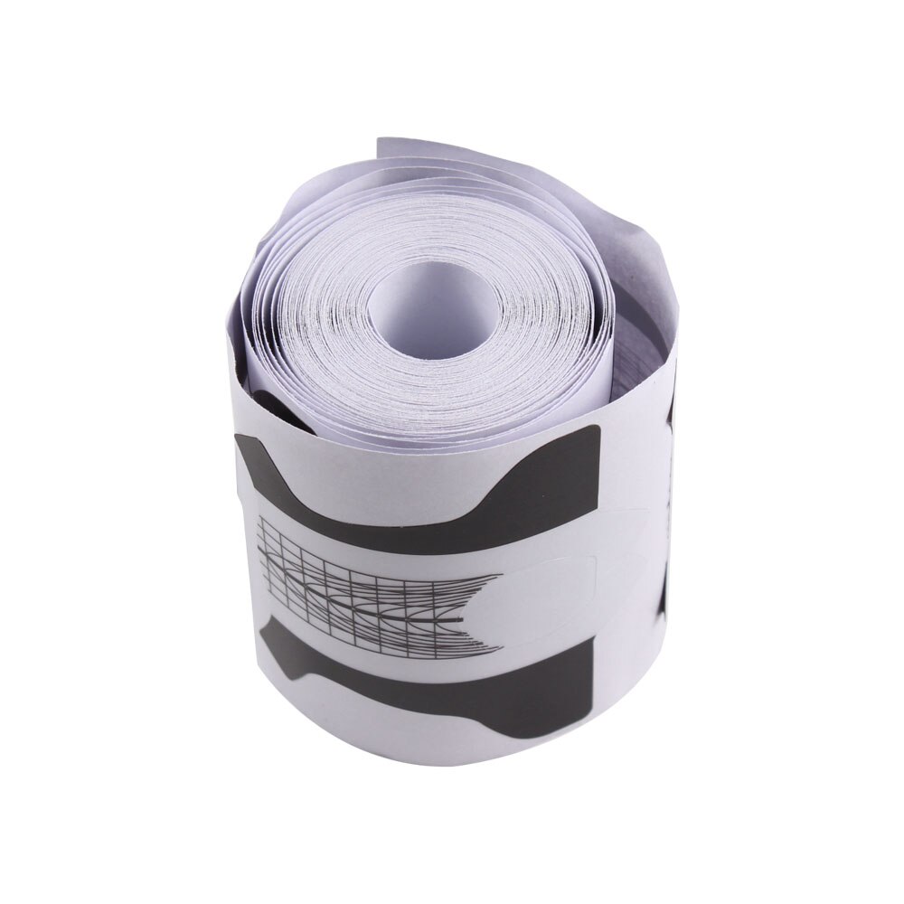Nail Forms White-black Extension Acrylic Builder Form Guide For Nail Extension Stencil Manicure Tools