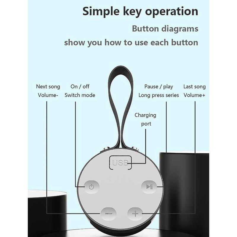 Draagbare Subwoofer Bluetooth Speaker IPX67 Professionele Waterdichte Ingebouwde Voice Control Draadloze Bluetooth Subwoofer