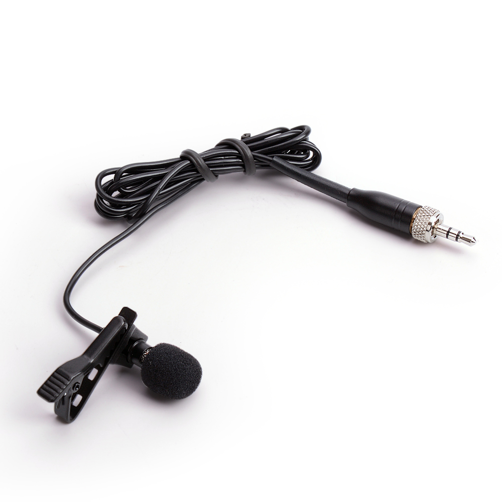Micrófono de solapa Lavalier para AKG Sennheiser Shure transmisor Bodypack inalámbrico Mini 3 pines XLR 3,5mm bloqueable 4 pines: orange