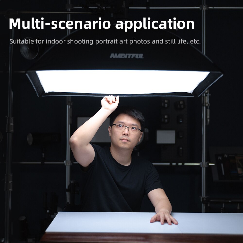 AMBITFUL 24"x 35" 60 x 90cm Softbox with Bowens or Profoto or Elinchrom Mount Softbox for Studio Strobe Flash Light