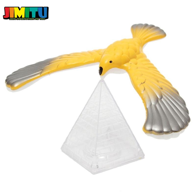 1PC Amazing Eagle Magic Box Desk Display Decor Doll Balancing Bird Novelty Fun Learning Toy Year Best for Children Kid