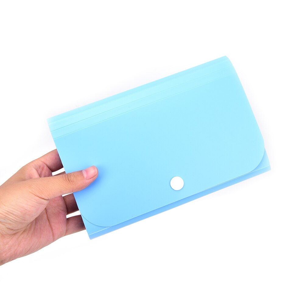1pc Plastic A6 File Folder Document Organizer Receipt File Expanding Wallet 13 Pockets Bill Folders Paper Holder Office Supplies