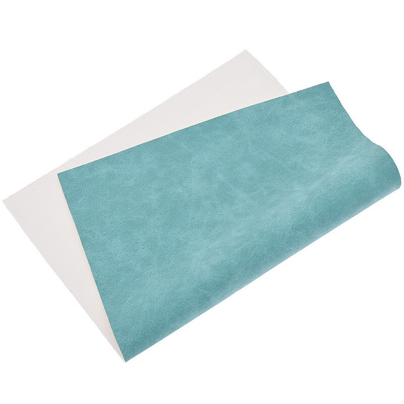 21 x 29cm a4 faux ruskind stof farverigt syntetisk læder til buesko tasker tøj diy syemateriale pu læder: Grøn