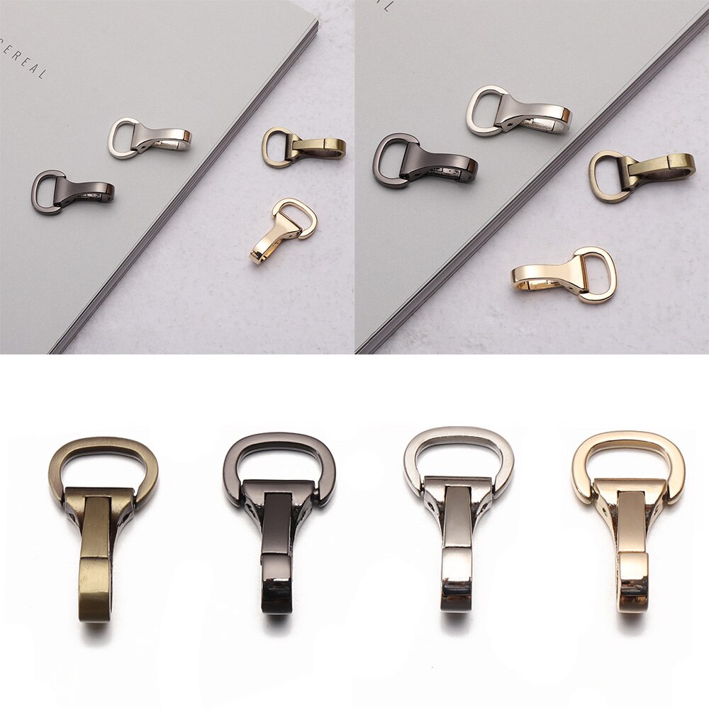 1Pc Metalen Snap Haak Tas Accessoires Trigger Karabijn Clip Spring Gate Voor Leer Craft Tas Riem Gordel sleutelhanger