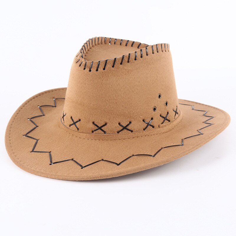 Pragmapism de las mujeres de los hombres sombrero de vaquero de la salvaje ropa gorro de sol casual de sombrero occidental vacaciones pesca de sombreros gorras de los hombres: 5
