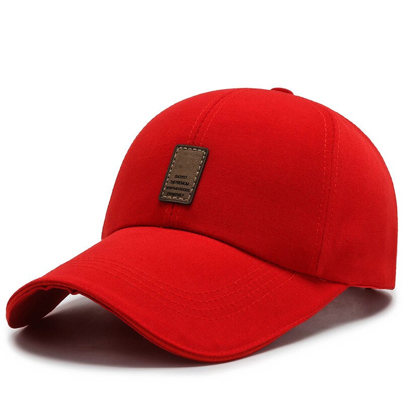 Mannen Baseball Cap Katoen Canvas Cap Zonnehoed Voor Running Workouts En Outdoor Activiteiten Zomer Snapback Caps Baseball Hoed: Rood