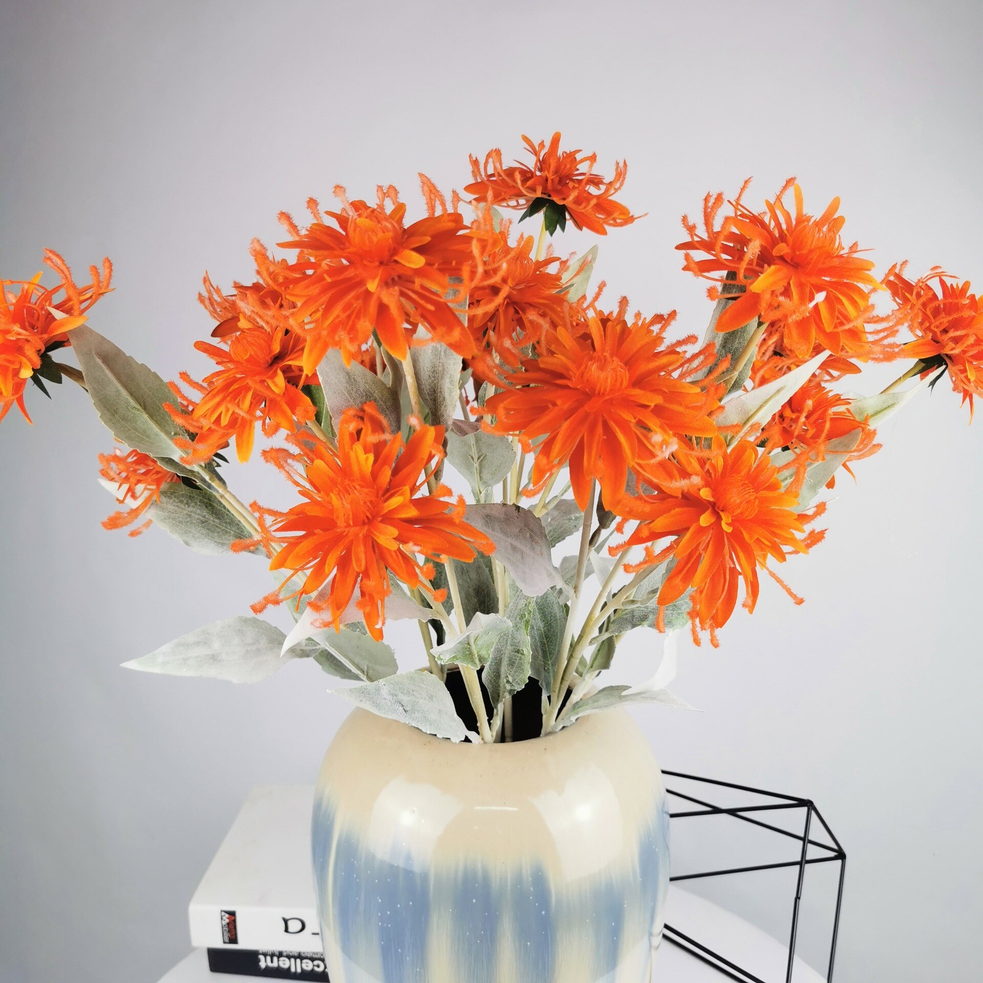 Simulation flower Nordic autumn false flower 3 heads of cosmopolitan flower arrangement bouquet matching art flower arrangement