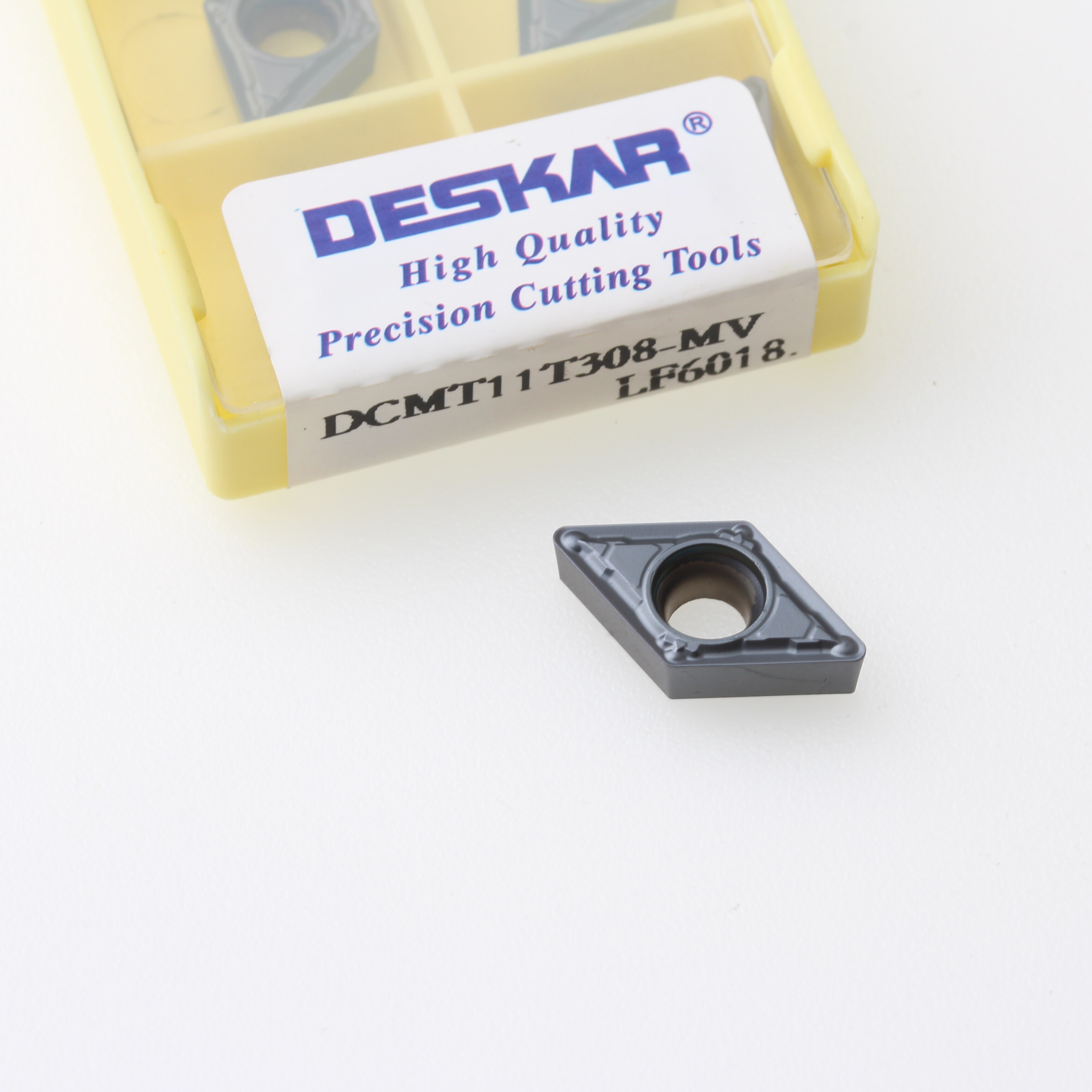 10 stk deskar dcmt 070204- mv dcmt 070208 mv dcmt 11 t 304 dcmt 11 t 308 lf6018 cnc dreiebenk kutter skjære hardmetallskjær dreieverktøy