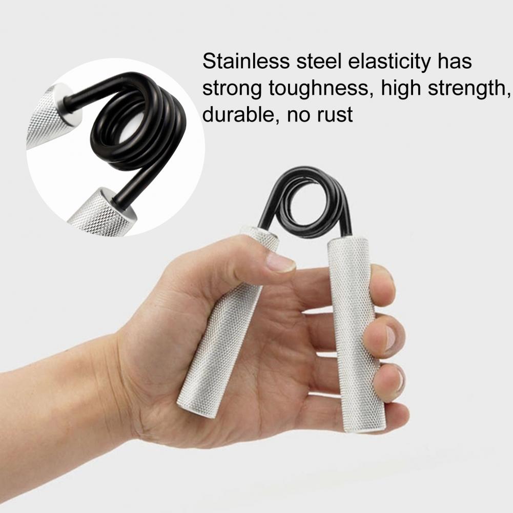 Portable High Strength Hand Gripper Adjustable Aluminum Alloy Metal Hand Grip Fitness Gripper Enhancer Training Tool