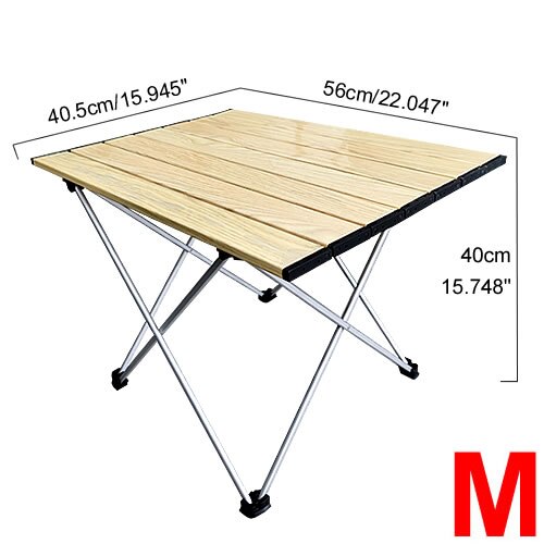 Folding Table, Portable Camping Table, Aluminum Collapsible Table Top, Ultralight Compact: 02