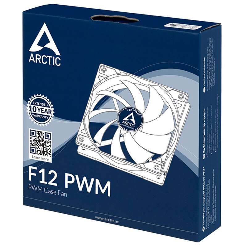 Arctic  f12 pwm rev .2 cpu radiator computerkabinet 12cm ventilator 4 pin pmw temperaturkontrol  /4 pin juster 120mm vandkølende blæsere