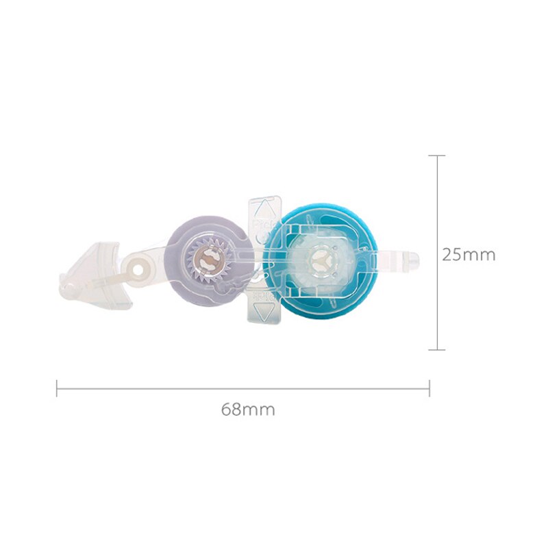 1Pcs Double Sided Adhesive Dots Stick Roller Permanent Adhesive Applicator Glue Tape Dispenser Refillable 6mm x 8m