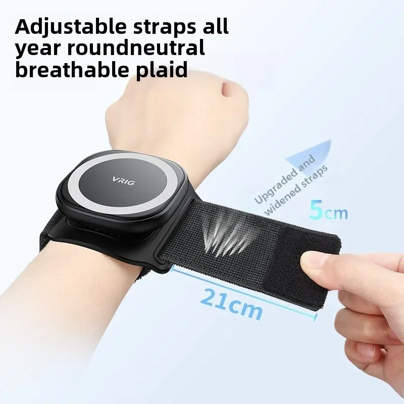 Portable Wrist Strap Magnetic Phone Holder Breathable Flexible Silicone Smartphone Finger Holder For Navigation Outdoor Sports