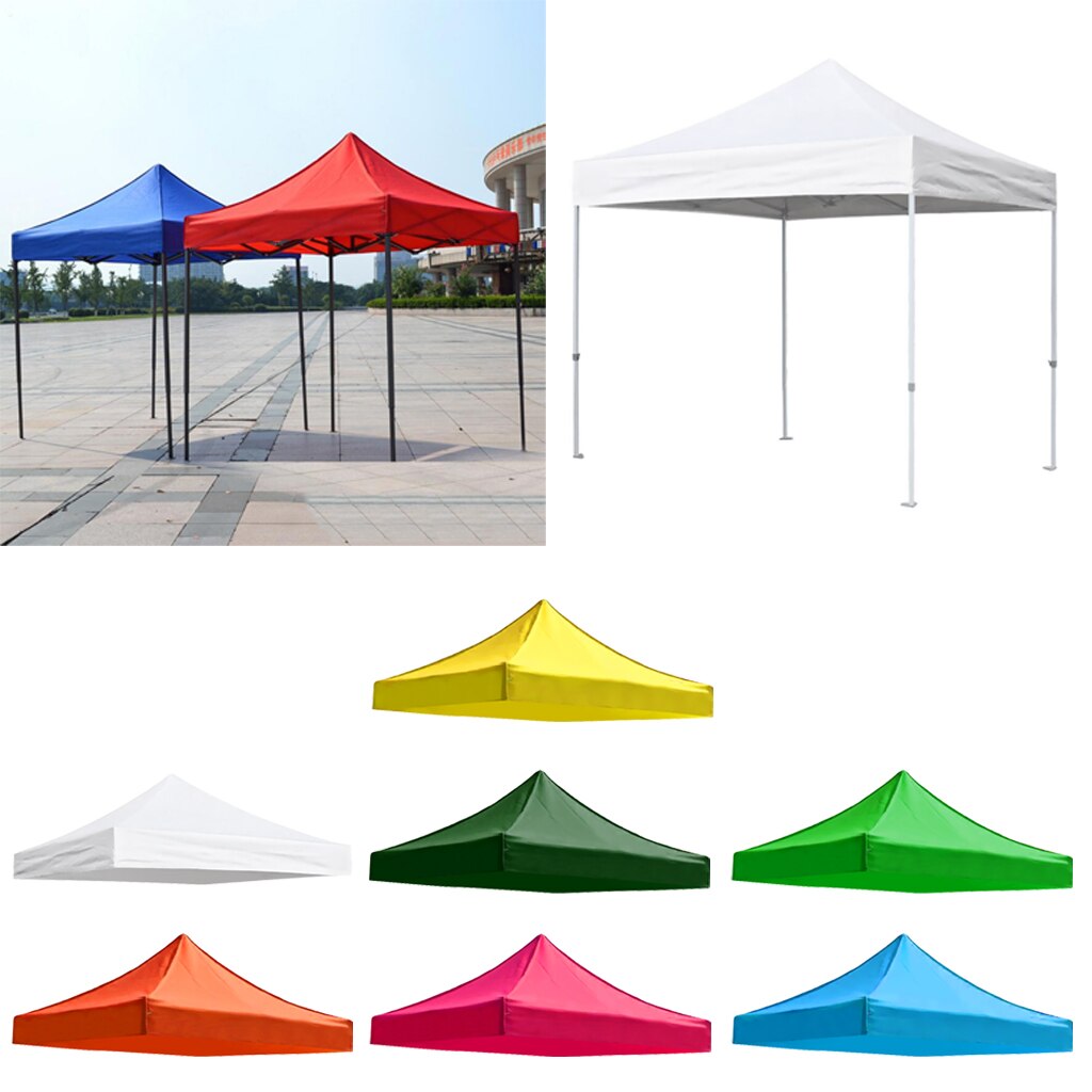 Outdoor Tent Top Cover Oxford Gazebo Roof Cloth Waterproof Camping Garden Party Tent Awnings Canopy Sun Shelter Only Cloth