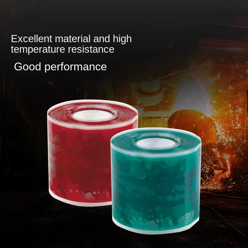 Nastro elettrico autoadesivo in gomma siliconica resistente alle alte temperature ad alta tensione e potenza isolata ignifuga