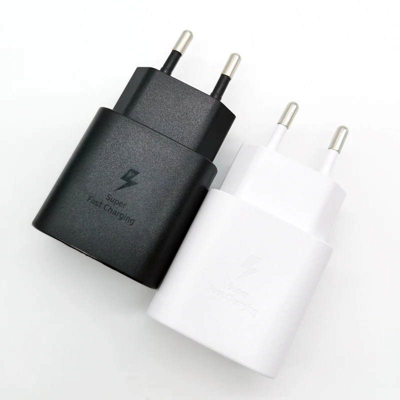 Samsung M55 M54 F55 A36 A16 5G 25w Caricatore Adattatore di ricarica super veloce per galassia S25 S24 S23 S22 S21 S20 Nota20 ultra Nota10 più