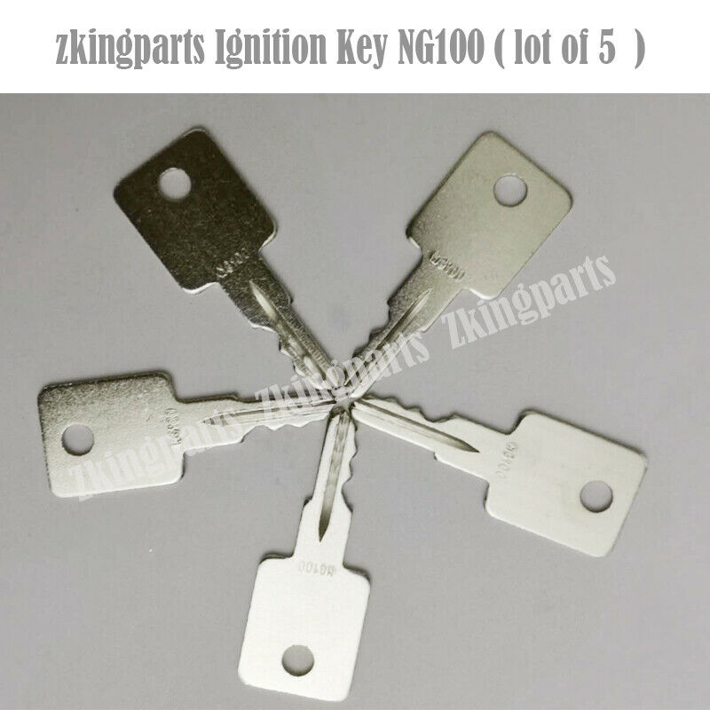 5 stuks contactsleutels  ng100 startsleutels geschikt voor vermeer-apparatuur
