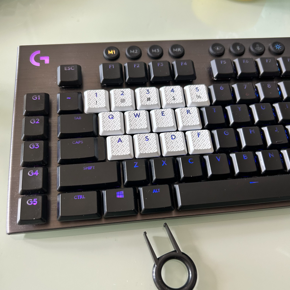 Voor Logitech G915\G913\G815\G813\TKL87 Mechanisch Toetsenbord Antislip Getextureerde Vervanging 8 Toetsen, 13 Toetsen Keycaps: Olive