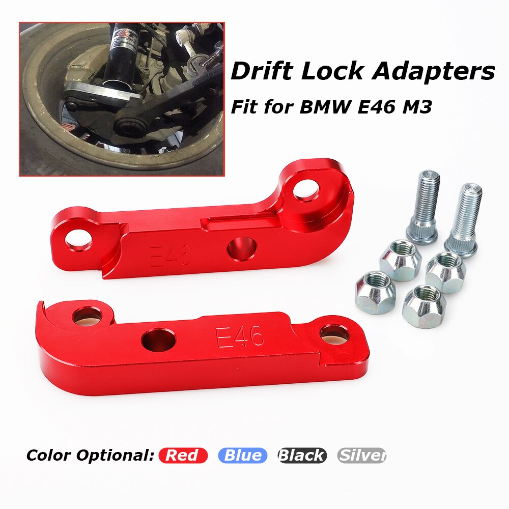 Drift Lock Aluminum Car Increasing Turn Angle Adapter Drift Lock Kit for BWM E46 M3 Adapter increasing turn angle about 25%