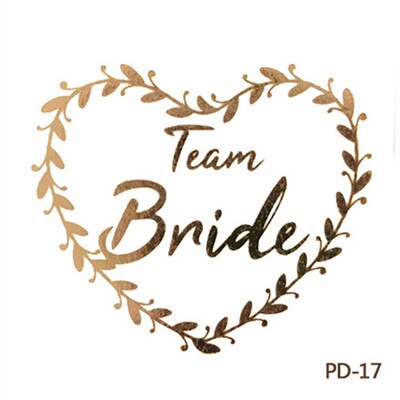 Bridal Shower Bachelorette Party Supplies Garter Veil Lace Set Badge Sash Hen Night Team Bride To Be Wedding Decorations: 1pc PD-17