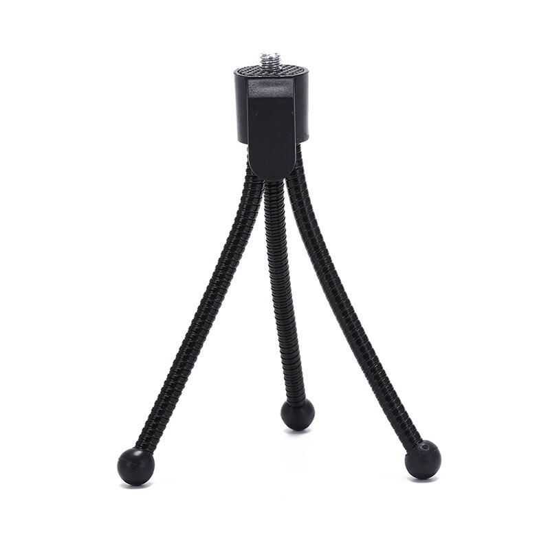 Monocular Camera Telescope Mini Tripod 1/4 Standard Interface Metal Material Mini Portable Universal Flexible