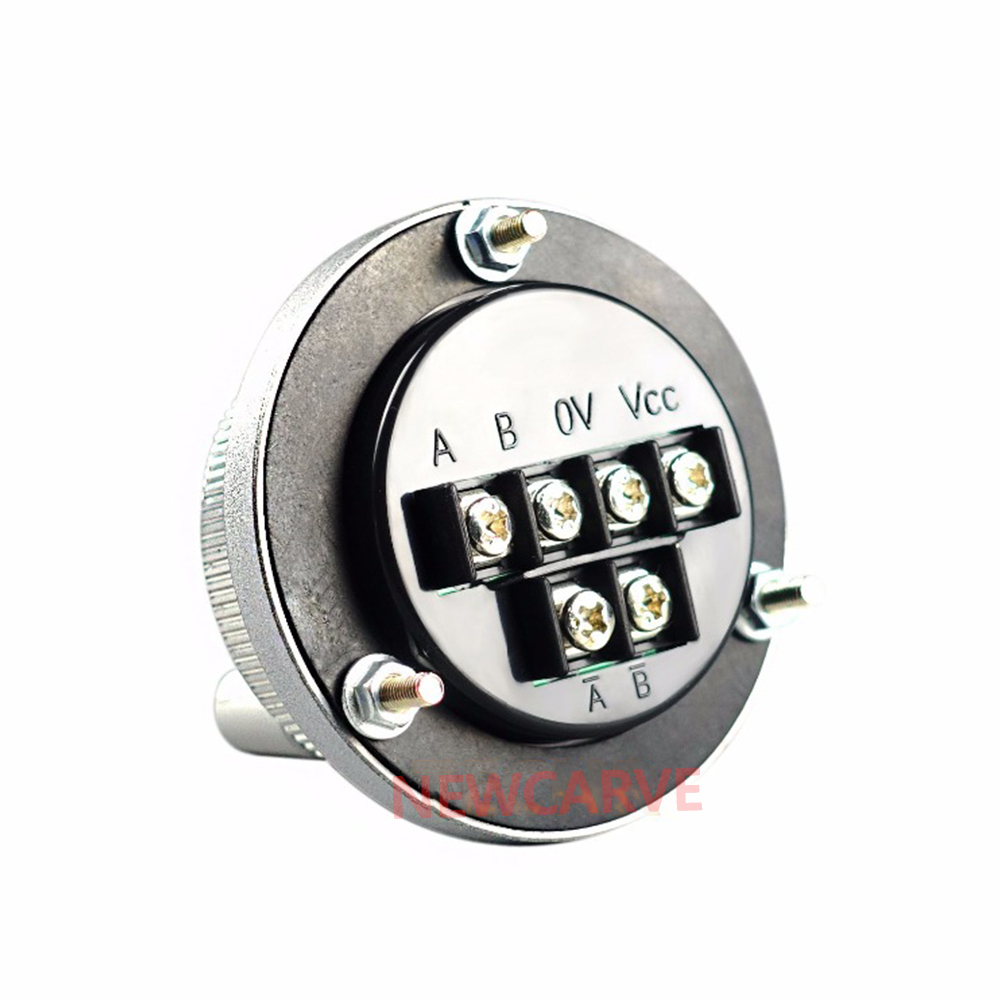 NEWCARVE – roue à main électronique, 60mm 5V 12V 24V, 4 6 broches, générateur d'impulsions 25 100, encodeur rotatif manuel