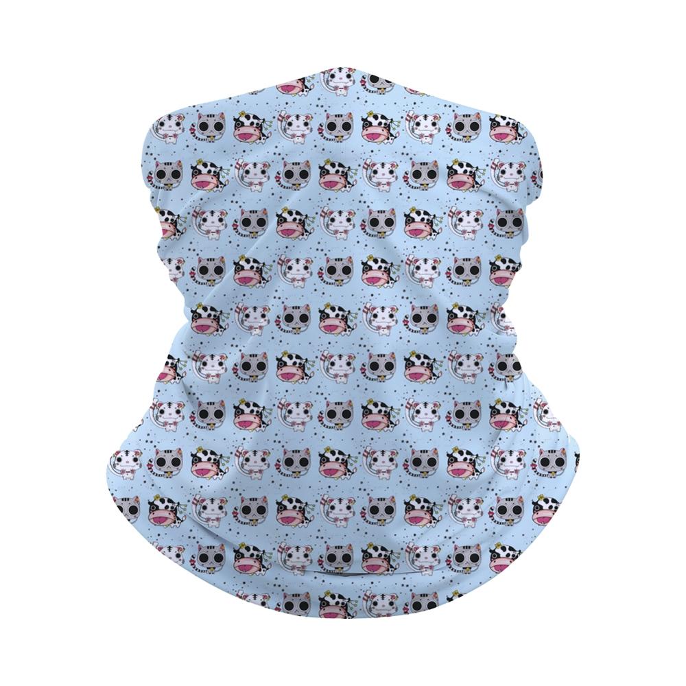 Grafika z tygrysem dzieci bez szwu chustka maska na twarz z opaską komin komin z pałąkiem na głowę wielofunkcyjny szal: 6