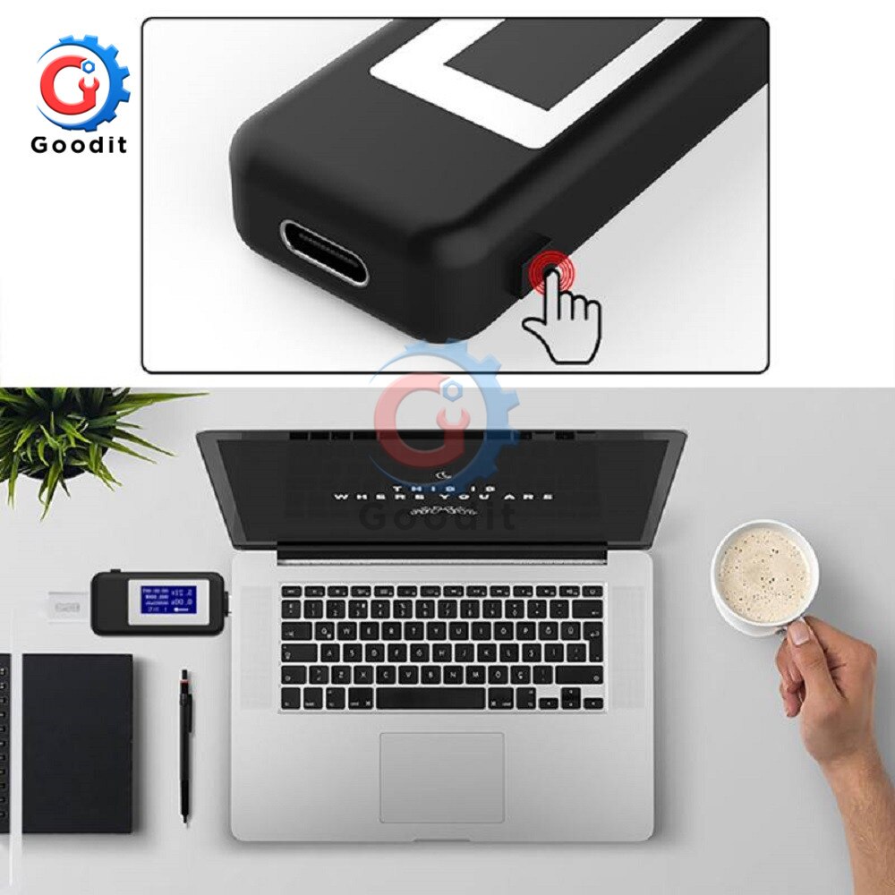 5V 9V 12V 24V 30V USB-Tester Typ C LCD Digital Stroms pannung Ladegerät Kapazitäts tester USB-Ladegerät Arzt Leistungs messer Voltmeter