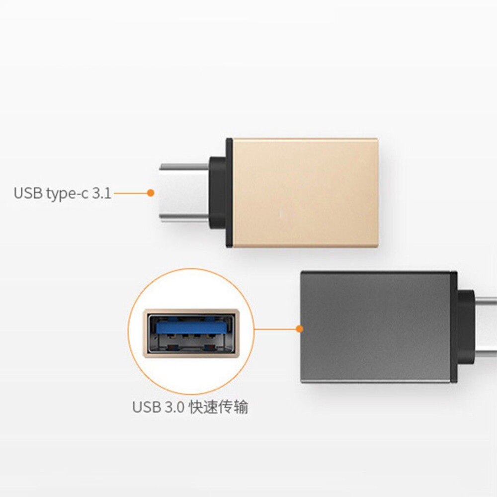 USB-C Type-C To USB OTG Mini Adapter 3.0 Converte For Samsung Galaxy Note8 High Speed certified Cell Phone Accessories Charger