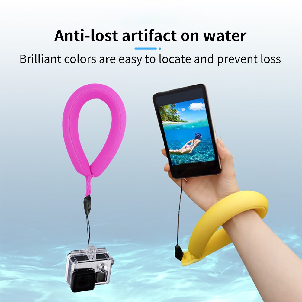 Portable Waterproof Diving Floating Foam Wrist Armband Arm Strap Swimming Pool Floating Tools for your Camera/Key/Cellphone