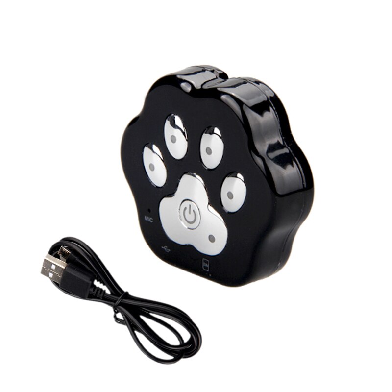 Globale localizzatore accorto animale domestico inseguitore anti-Perso Geofence Gatto Collare Collare di canna Gsm/Gps Wifi localizzatore Impermeabile IP66 per pagina ragnatela/App/Wechat: nero