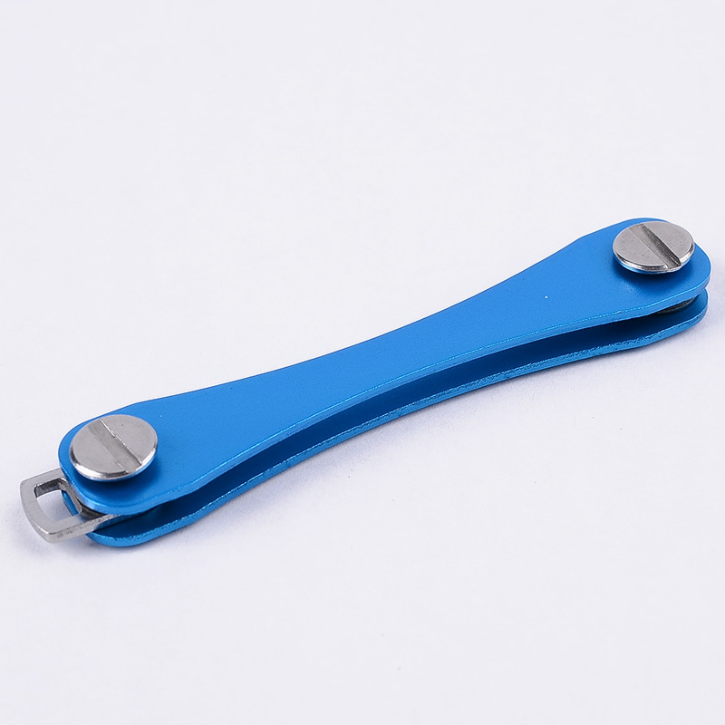 Intelligente Schlüsselanhänger-Geldbörse, Metall-Schlüsselkasten, kompakte Clip-Aufbewahrung, Outdoor-Schlüsselanhänger, kompakter dekorativer Schlüssel-Organizer-Halter für den Außenbereich: Brown